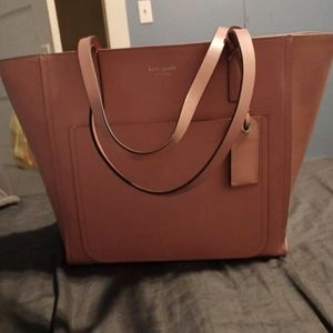 Large Pocket Tote Purse, Kate Spade, Light Pink